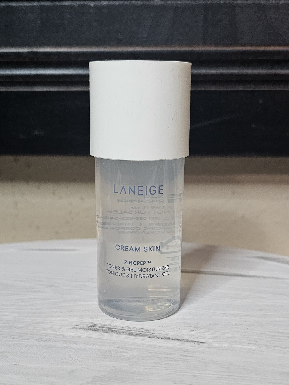 LANEIGE Cream Skin Zincpep Toner & Gel Moisturizer: Travel Size 50 - Sealed New